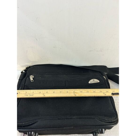Samsonite black small carry 15x12x4" attached to rolling bag - Picture 6 of 9